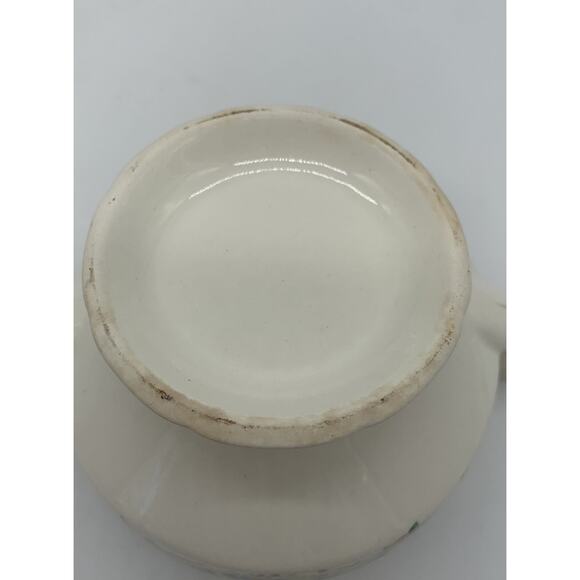 Vintage Clemons Pottery Mildred Covered Sugar and Creamer Spring Pastels read - Picture 4 of 13